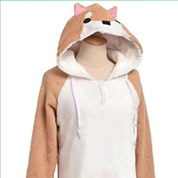 New Tengoku Shiba Inu Plush Hoodie/Pullover Kawaii - Picture 6 of 6